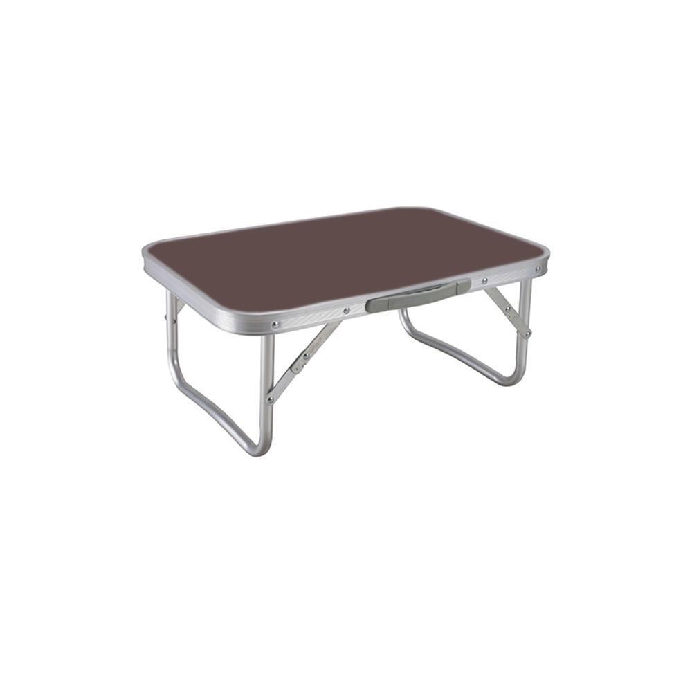Mesa Plegable Marrón 56x34 cm para Camping y Playa 1/2