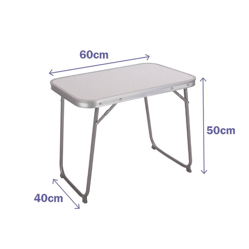 Mesa Plegable Marbueno Acero 60X40 cm para Camping y Playa 2/2