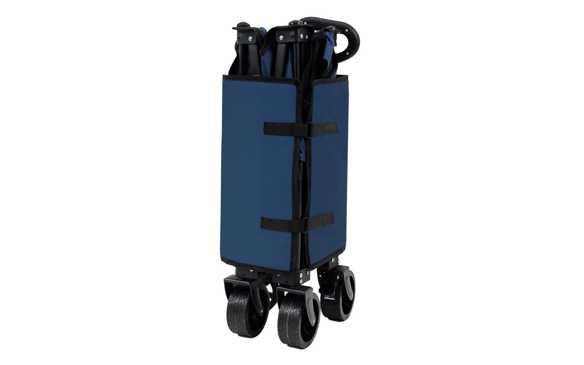 Chariot pliable Pour matériel de camping 120 kg Bleu foncé 7/7