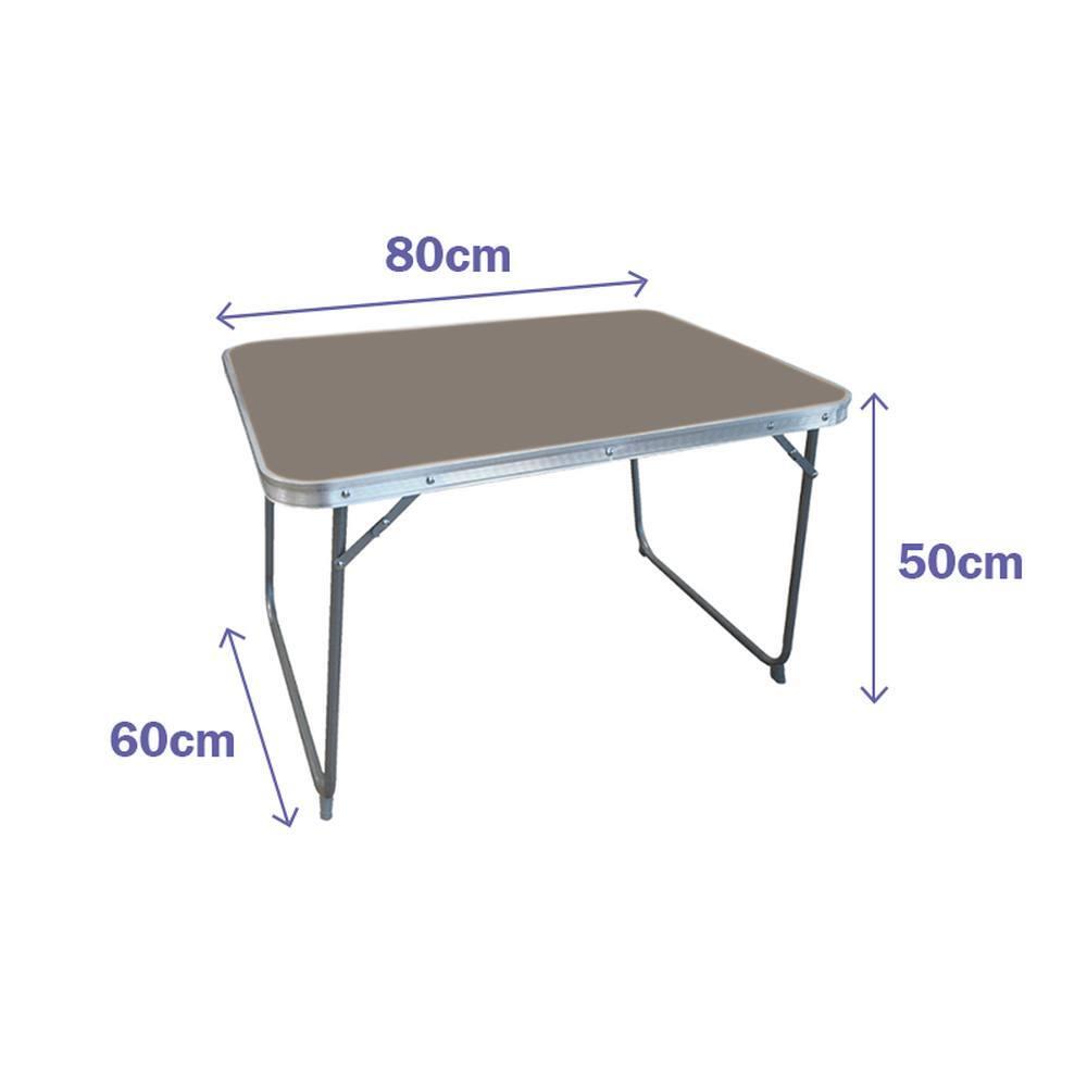 Mesa Plegable Marbueno 80x60x50 cm para Camping y Playa 2/2