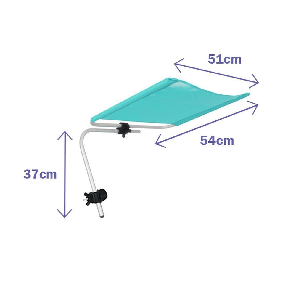 Parasol Inclinável Marbueno para Cadeiras e Espreguiçadeiras Azul 3/3