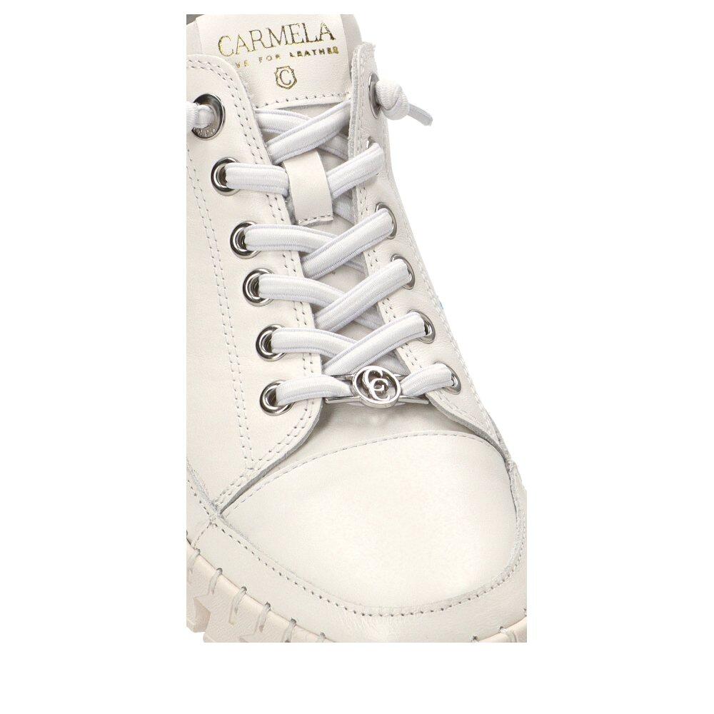 Deportivas Casual Mujer Suela Plana - Modelo 163105 Blanco 6/6