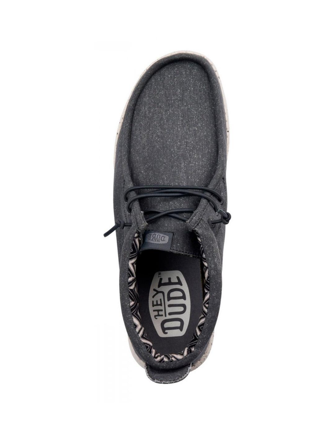Stivaletto Uomo   Wally mid canvas grigio 40701-030 7/7