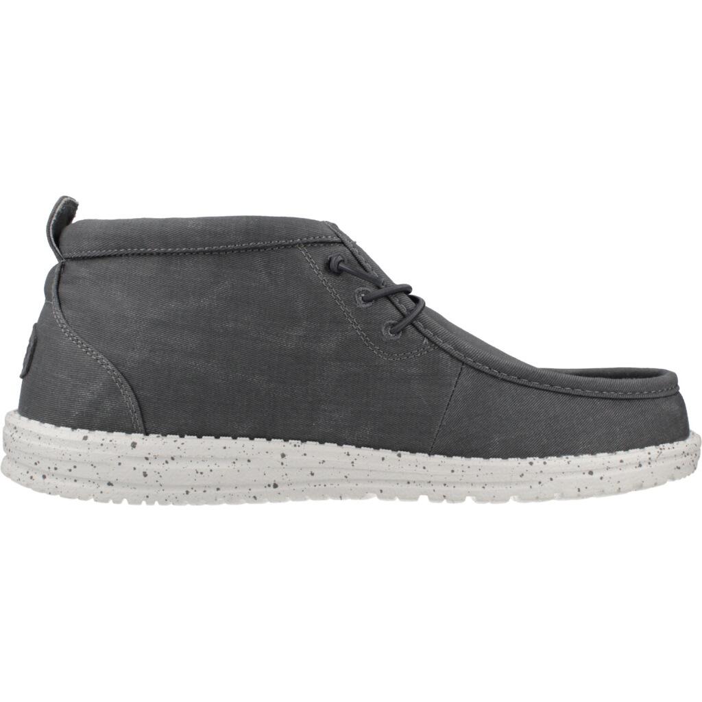 Stivaletto Uomo   Wally mid canvas grigio 40701-030 4/7