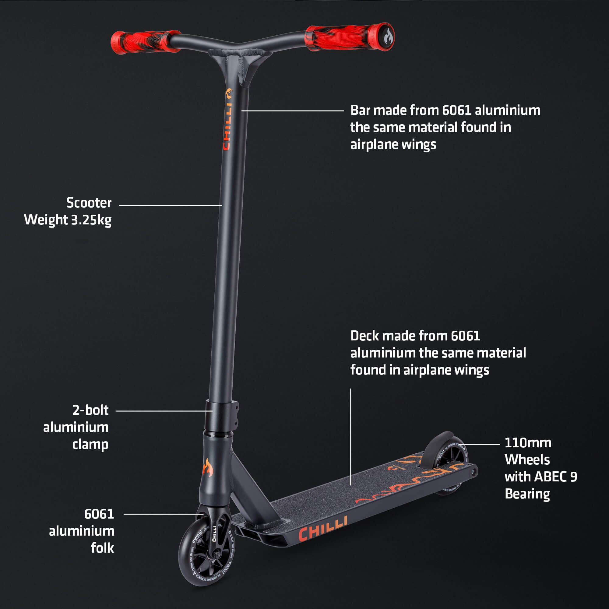 Trottinette Freestyle Chilli Reaper Venom M 7/7