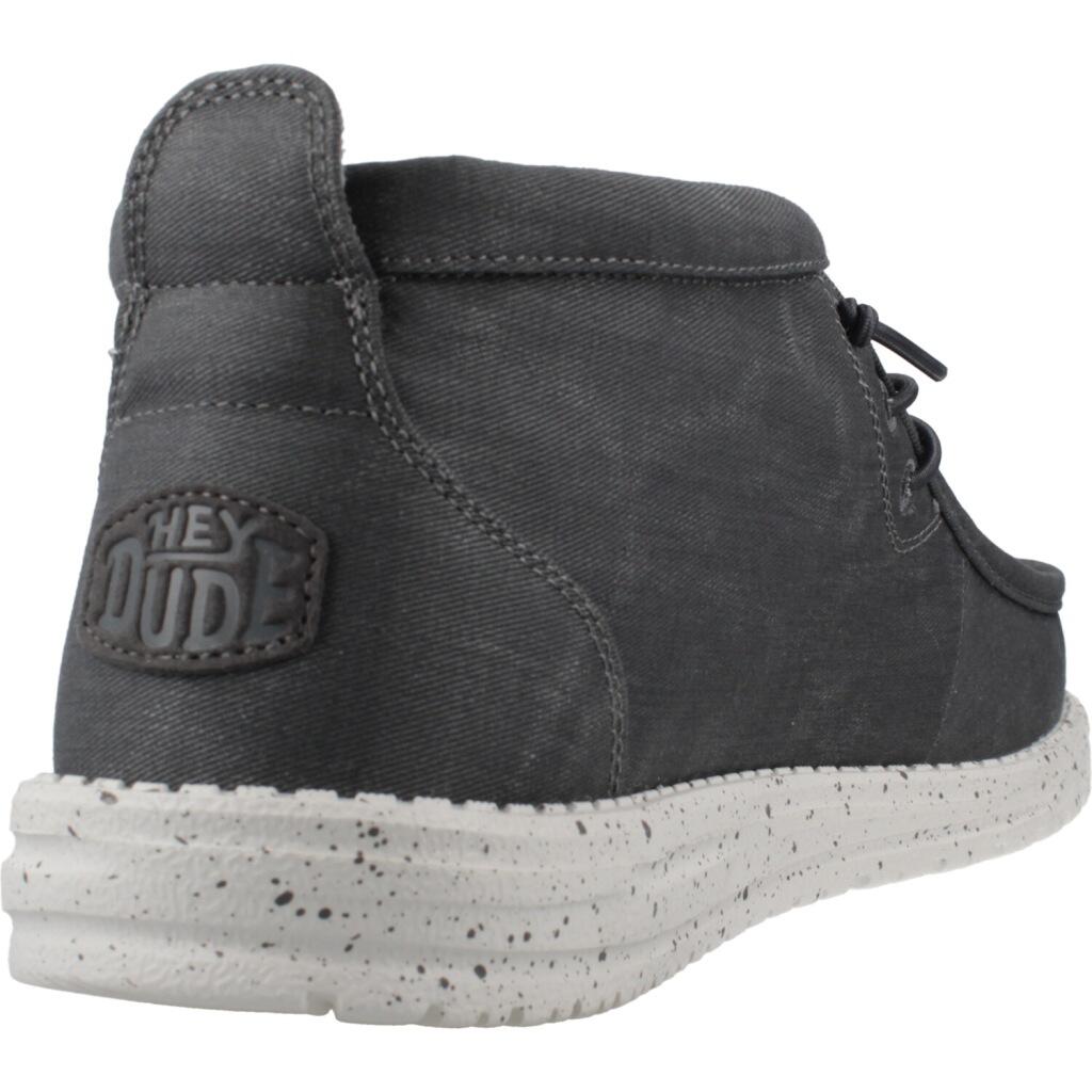 Stivaletto Uomo   Wally mid canvas grigio 40701-030 3/7