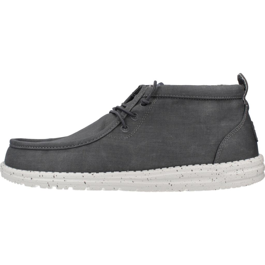 Stivaletto Uomo   Wally mid canvas grigio 40701-030 2/7
