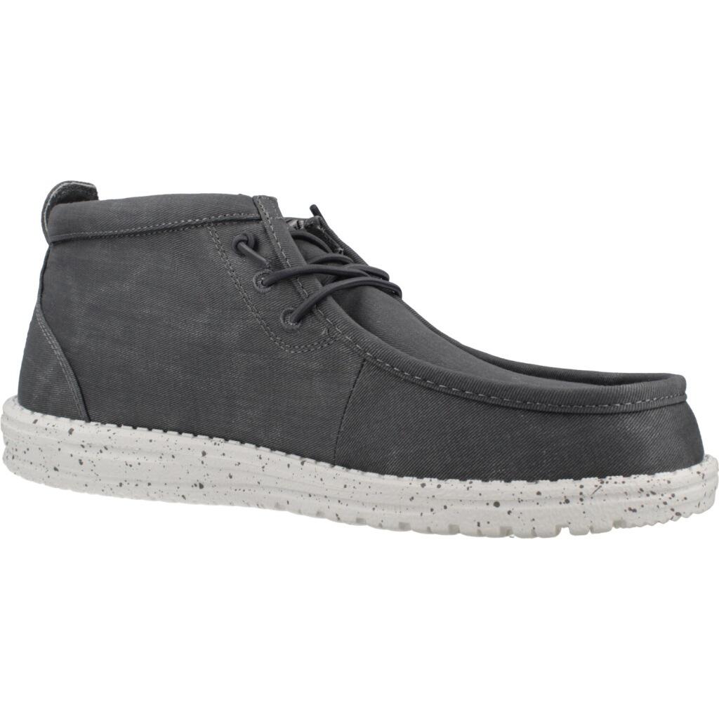 Stivaletto Uomo   Wally mid canvas grigio 40701-030 5/7