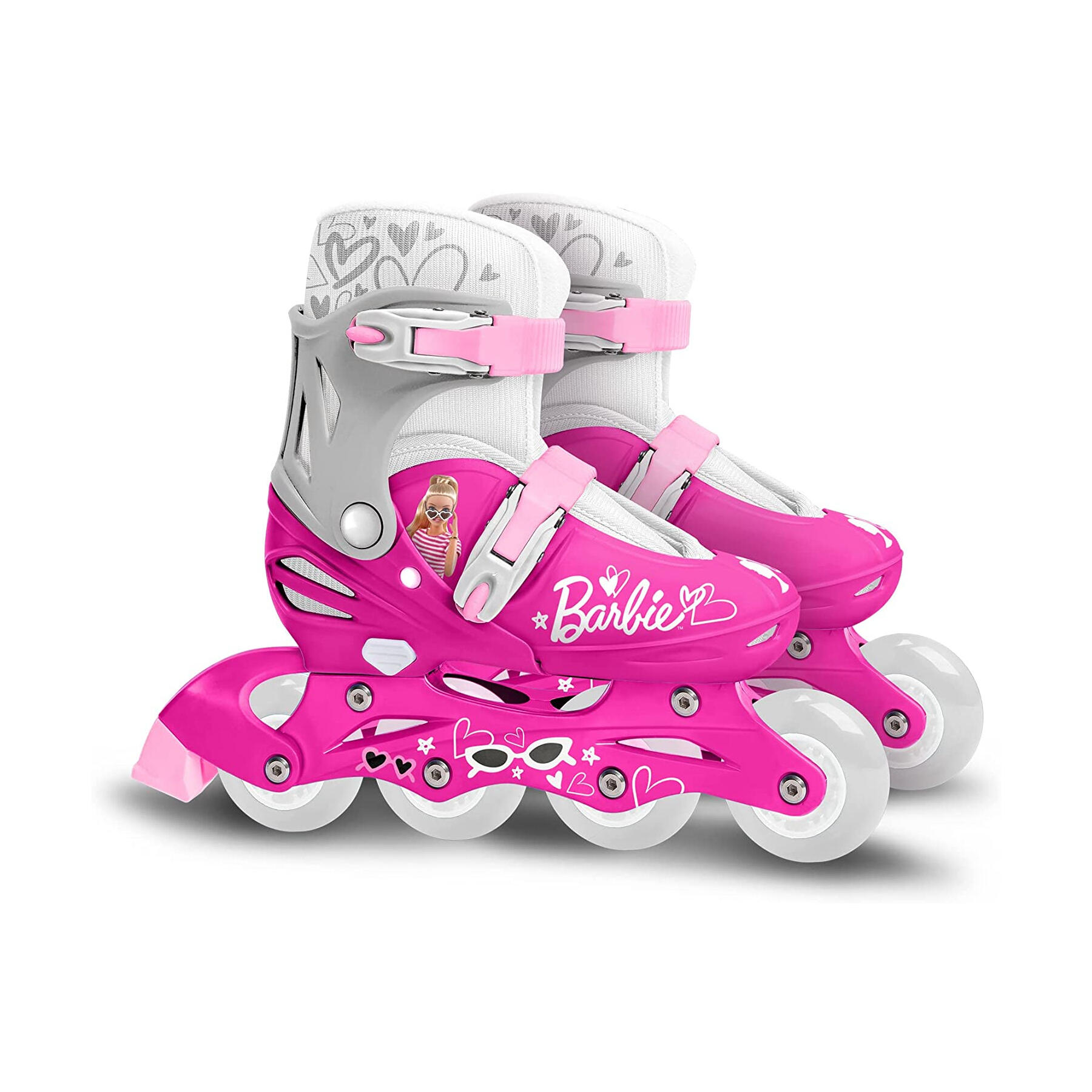 Pattini in linea per bambini Barbie UE 30-33 Rosa 1/3