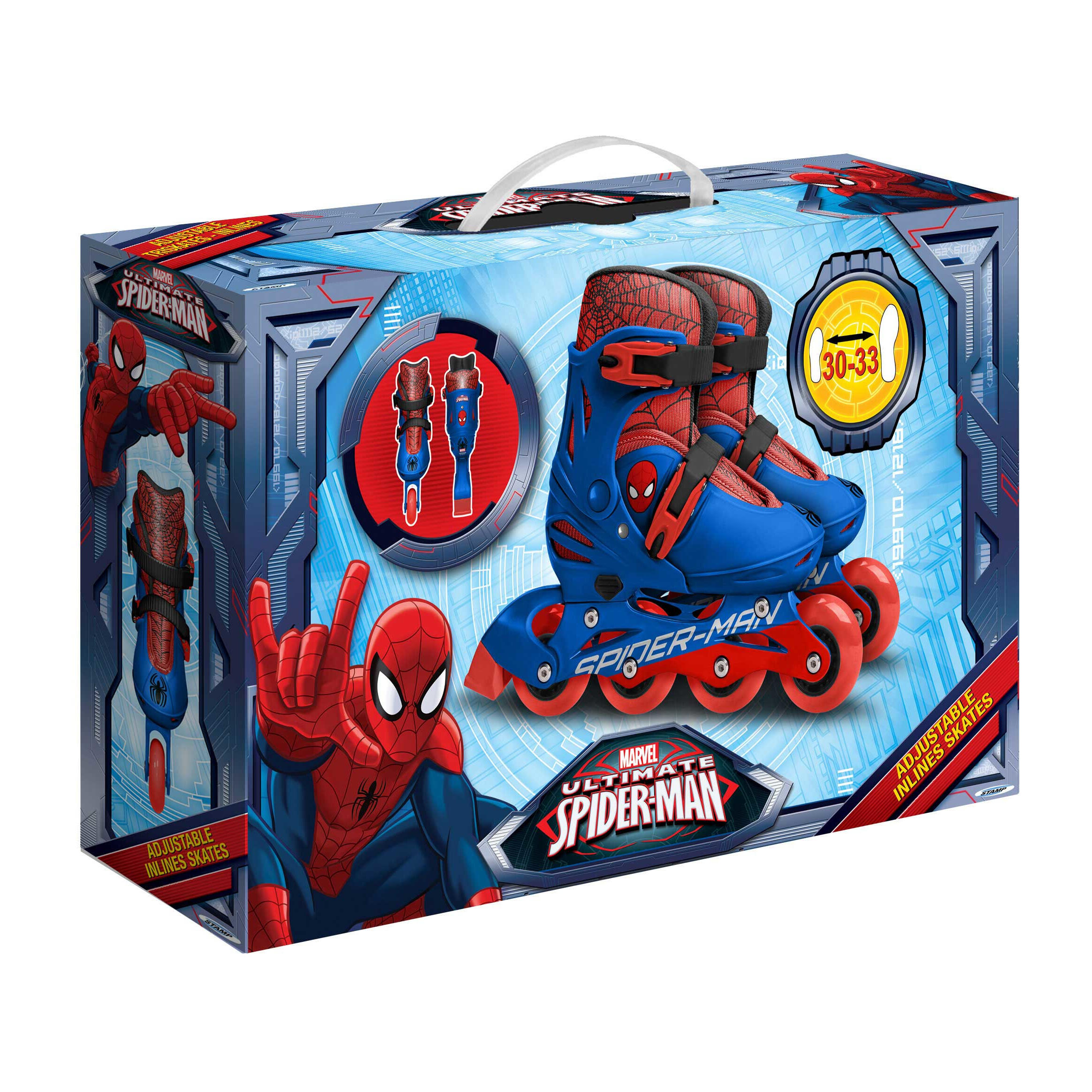 Pattini in linea per bambini Spider-Man UE 30-33 Blu 4/4