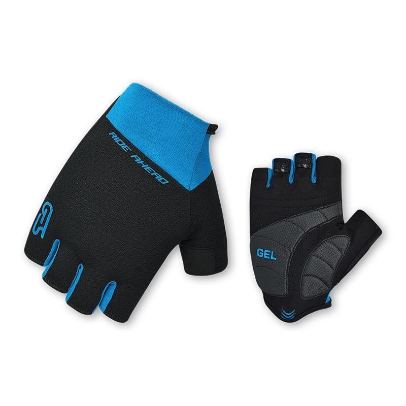 Gants de cyclisme « Master », noir/bleu, taille L 1/3