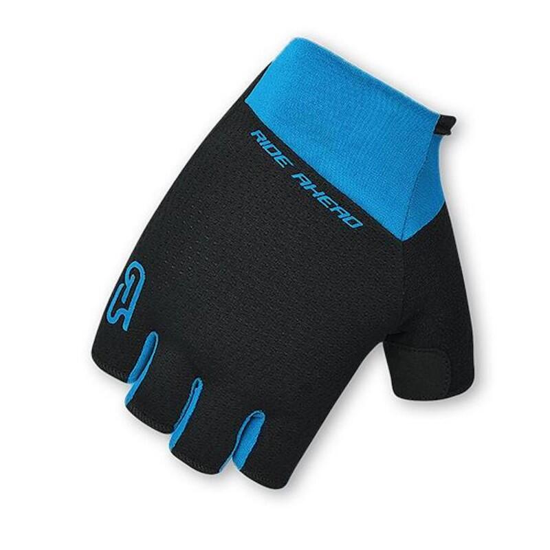 Gants de cyclisme « Master », noir/bleu, taille L 2/3