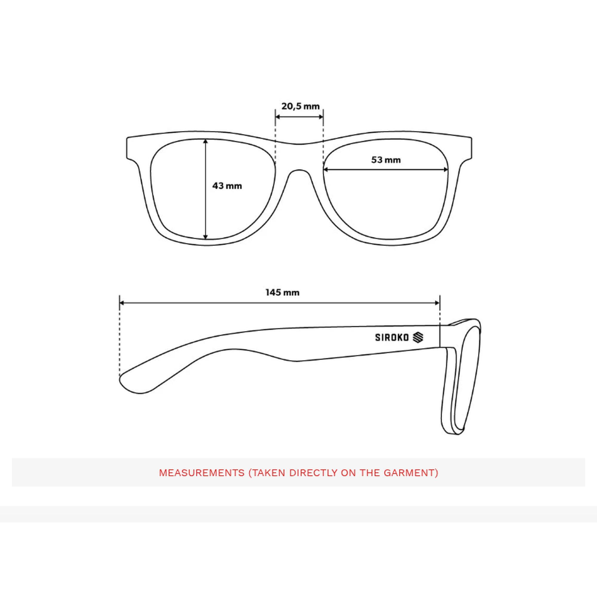 Ochelari de soare din acetat reciclat Iconic Total Black Negru
