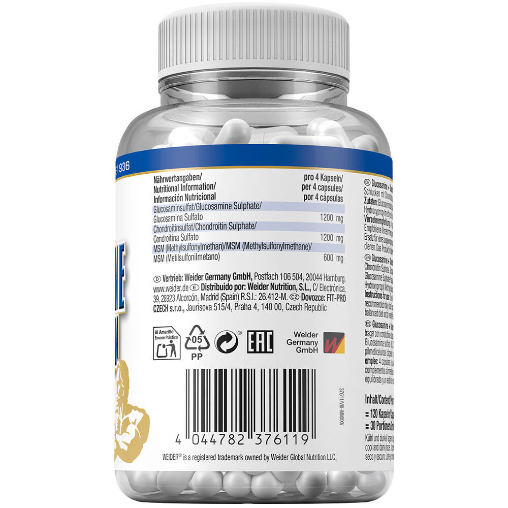 Glucosamine - Glucosamine Chondroitin Plus MSM - 120 Gélules 5/7