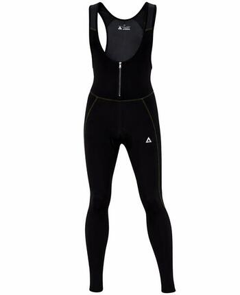 Herren Winter Fahrradhose Lang mit Trägern Comfort Line - Fleece Thermalradhose