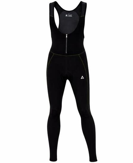 Herren Winter Fahrradhose Lang mit Trägern Comfort Line - Fleece Thermalradhose