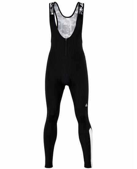 Herren Winter Fahrradhose Lang mit Trägern Pro Team - Fleece Thermalradhose
