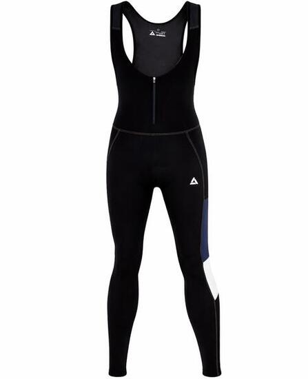 Herren Winter Fahrradhose Lang mit Trägern Pro Line - Fleece Thermalradhose