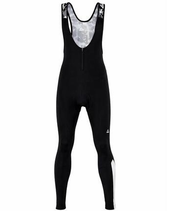 Herren Winter Fahrradhose Lang mit Trägern Pro Team - Fleece Thermalradhose