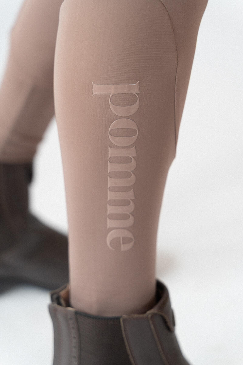 Leggings d'équitation Millie Classic, taupe foncé 2/7