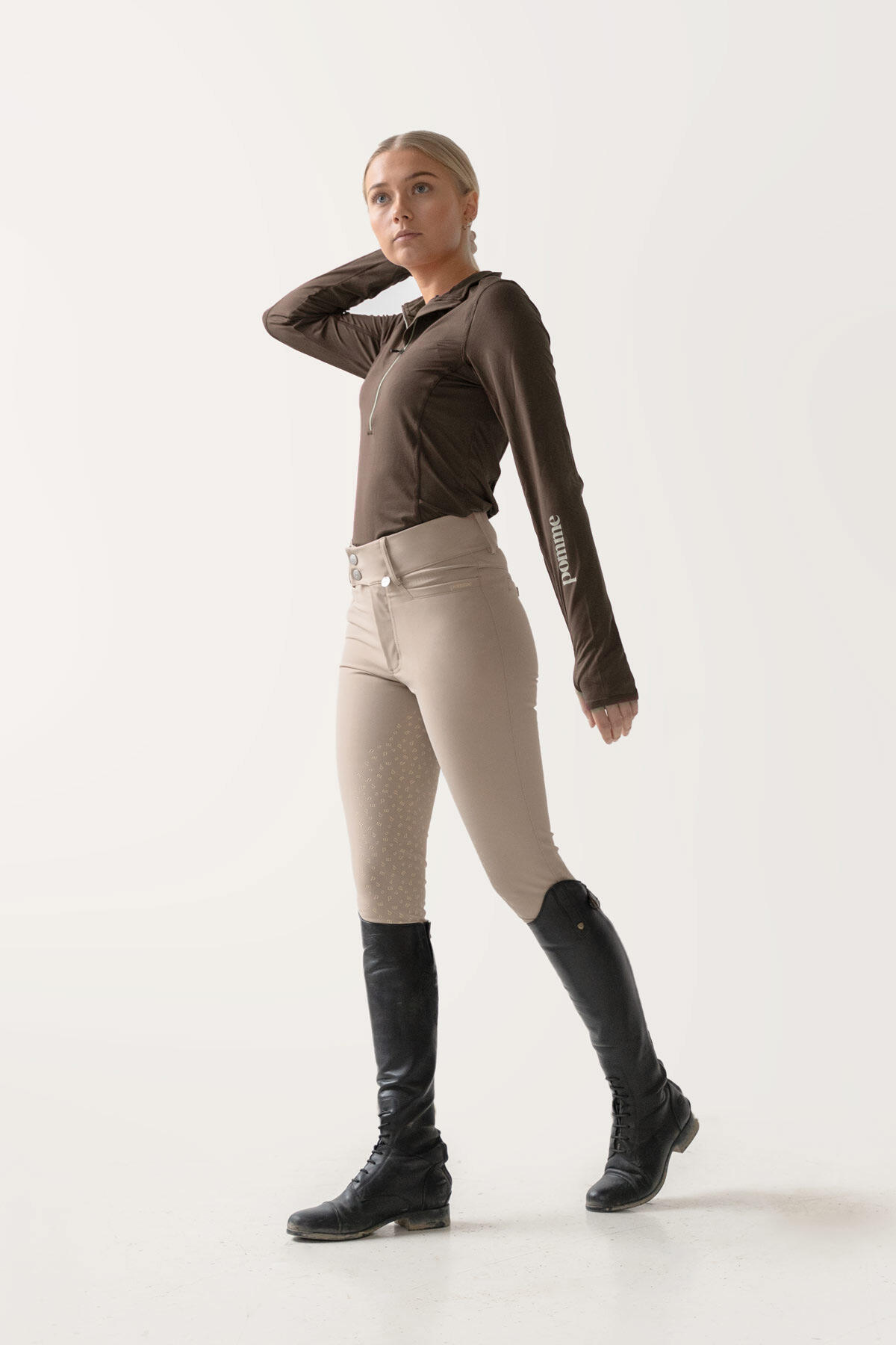 Pantalones Nellie Classic, beige 3/7