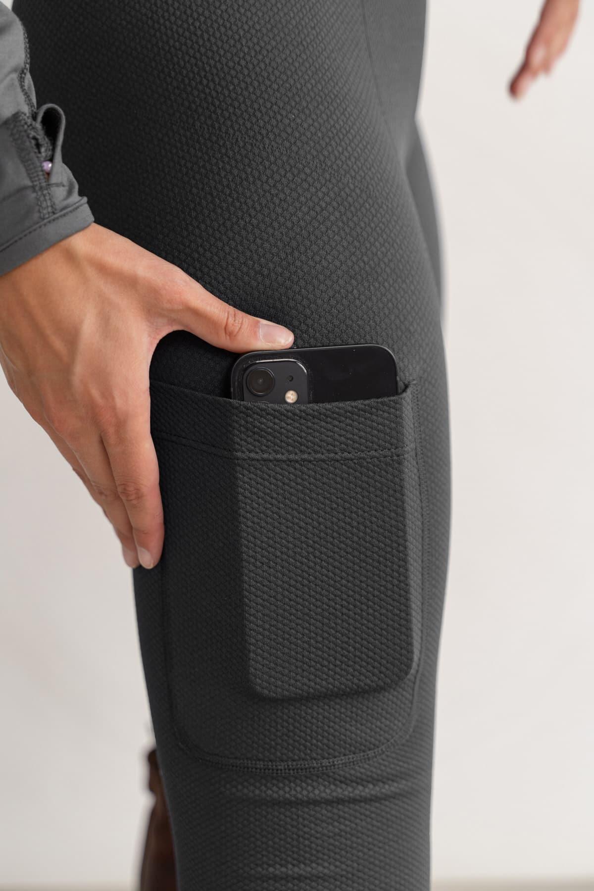 Leggings da equitazione Ines, Dark Shadow 4/7