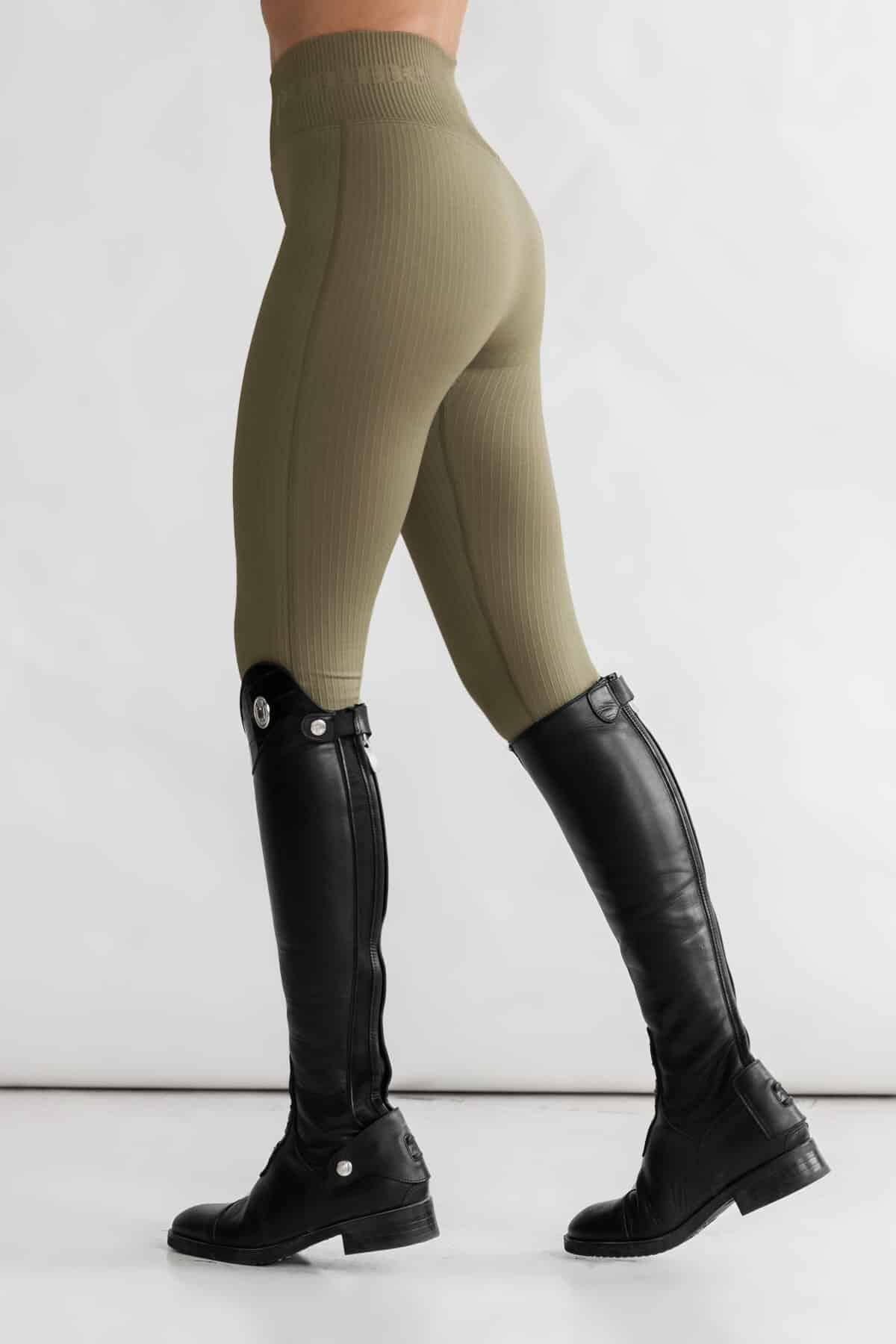 Leggings da equitazione Wendy, oliva 4/7
