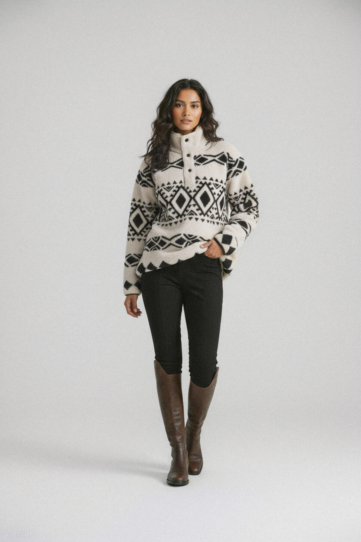 Leggings da equitazione Azara Mocca, neri 3/7
