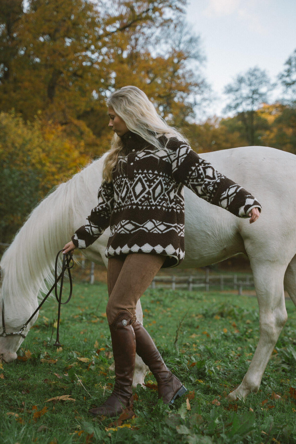 Leggings da equitazione Azara Mocca, Cioccolato 3/7