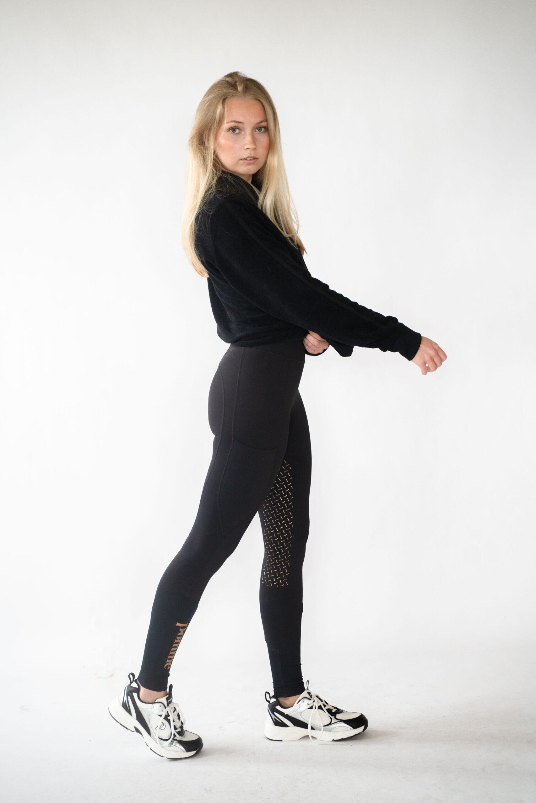 Mallas Millie Riding Bling, negras 4/7