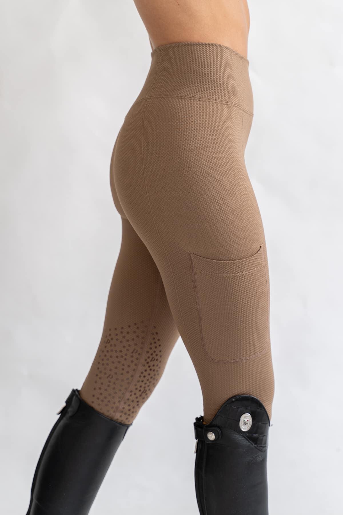 Leggings da equitazione Ines Classic, Mocca 3/7