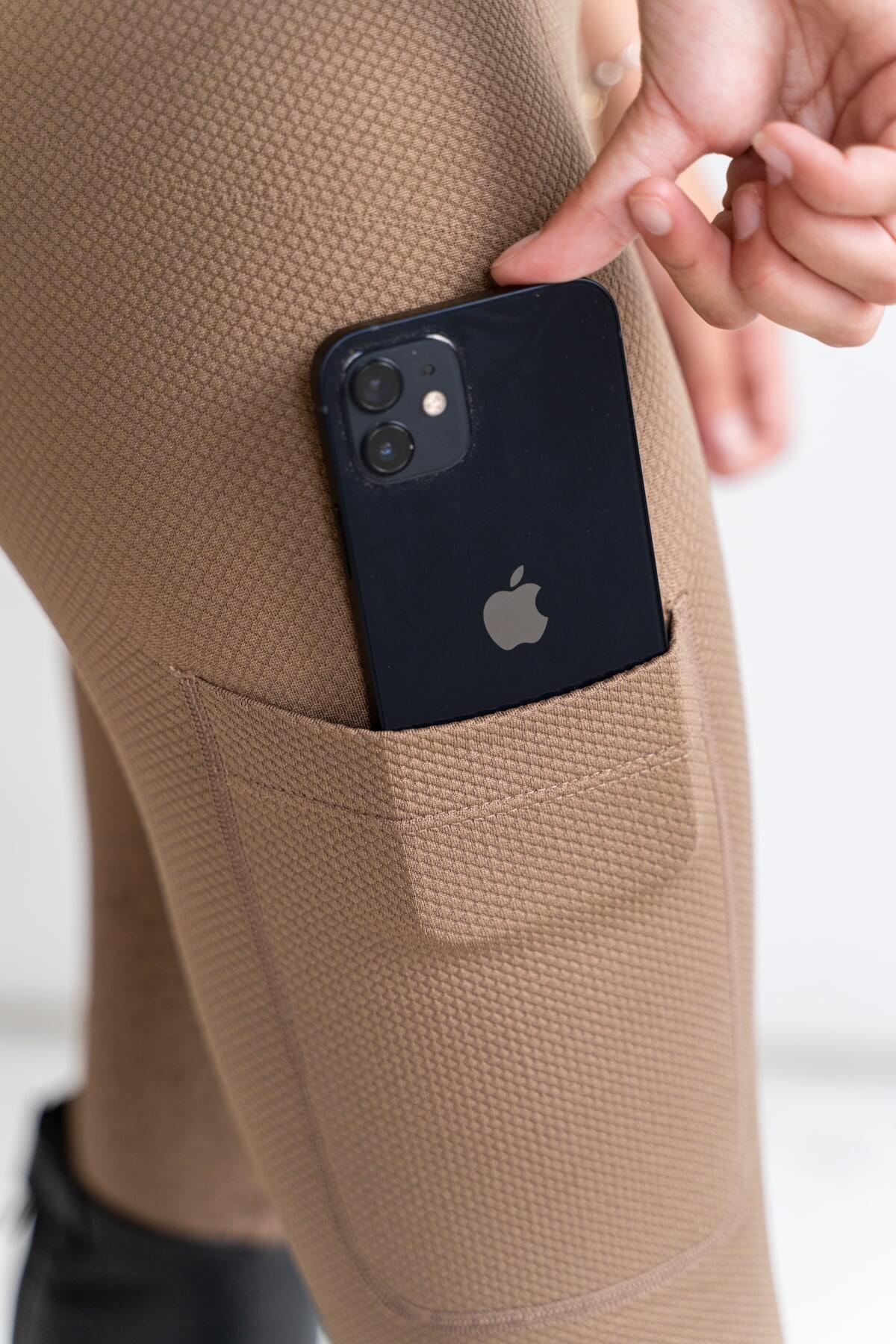 Leggings da equitazione Ines Classic, Mocca 2/7