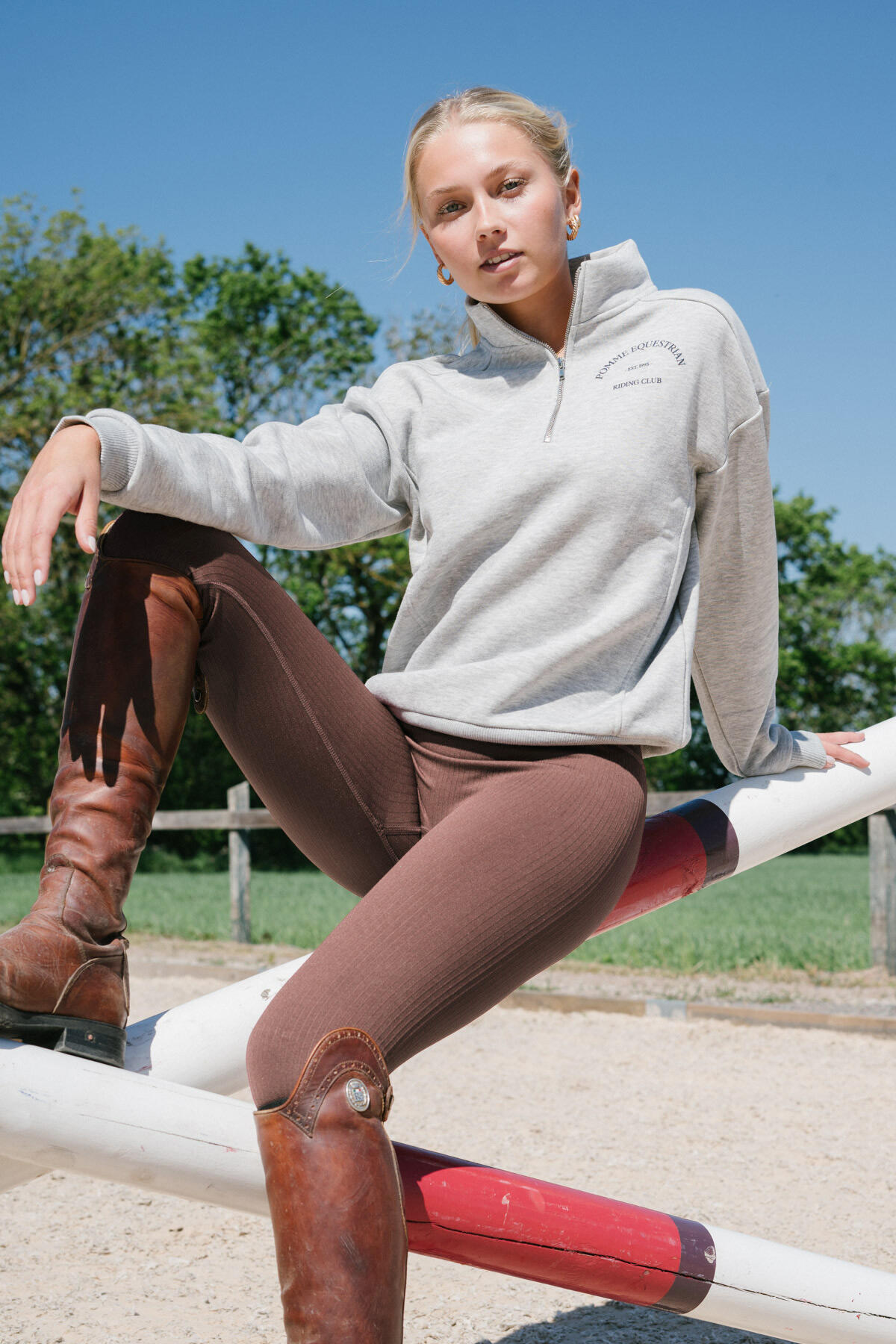 Wendy Riding Leggings, Diep Taupé 2/7