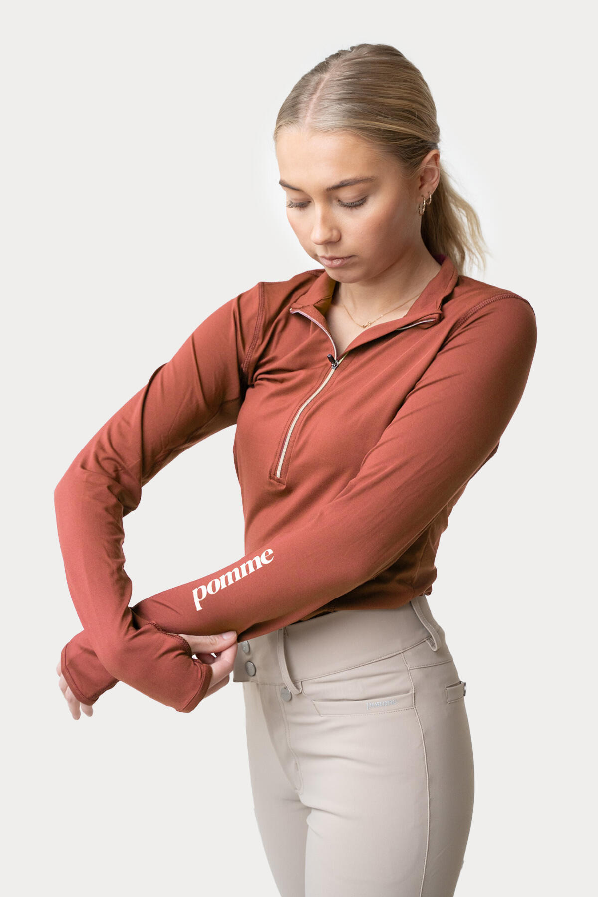 Paris Soft Zip, color rojizo tostado 3/7
