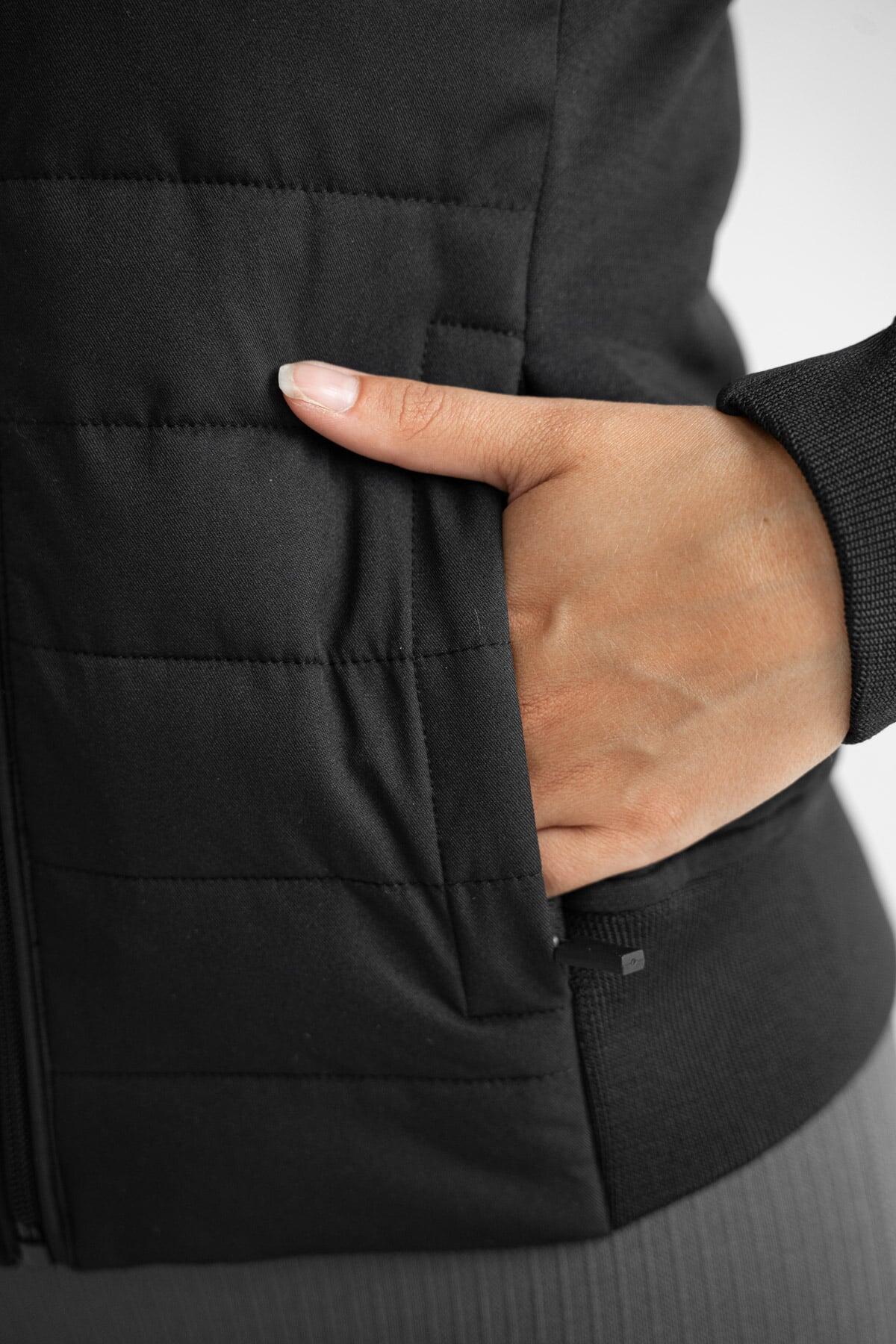 Giacca ibrida Adrienne, nera 3/7