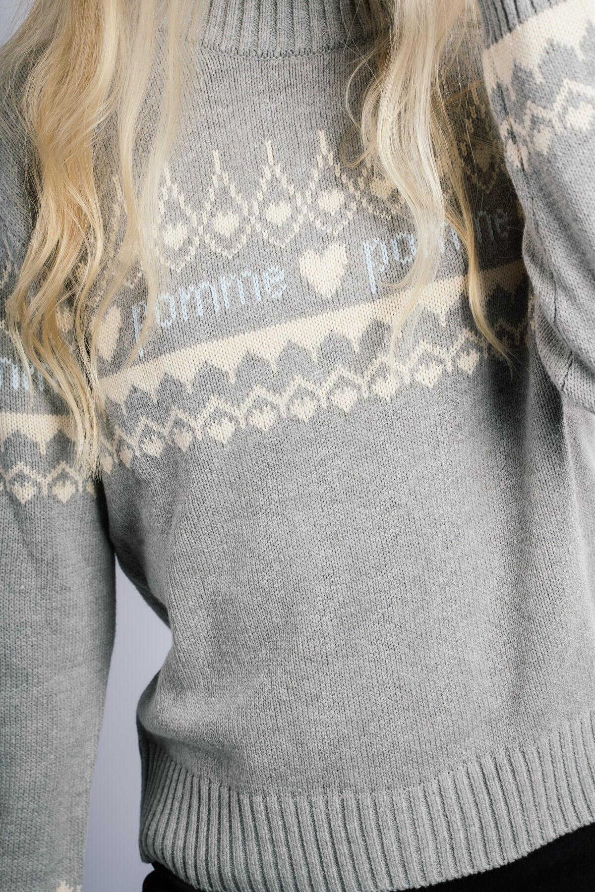 Pull Kiara en maille, gris 4/7