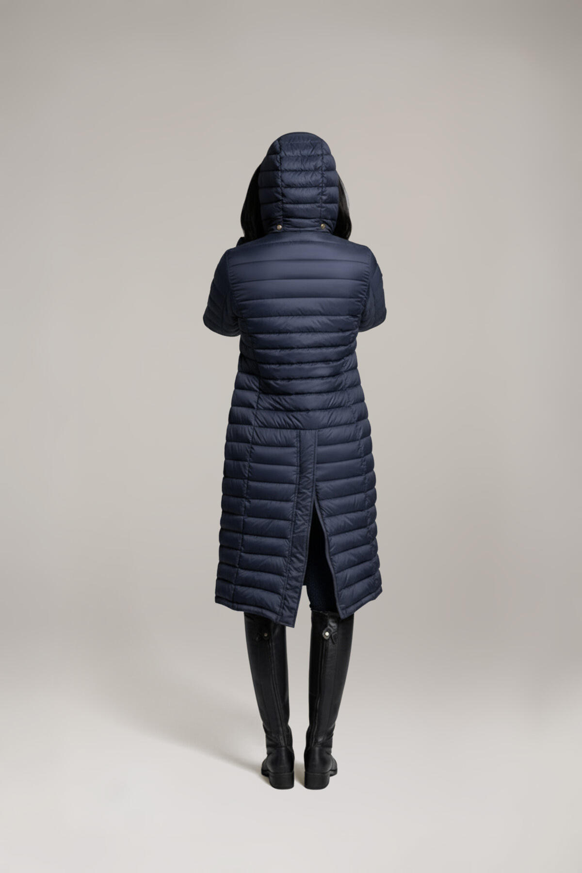 Chaqueta ligera larga Ingrid, azul marino 2/7