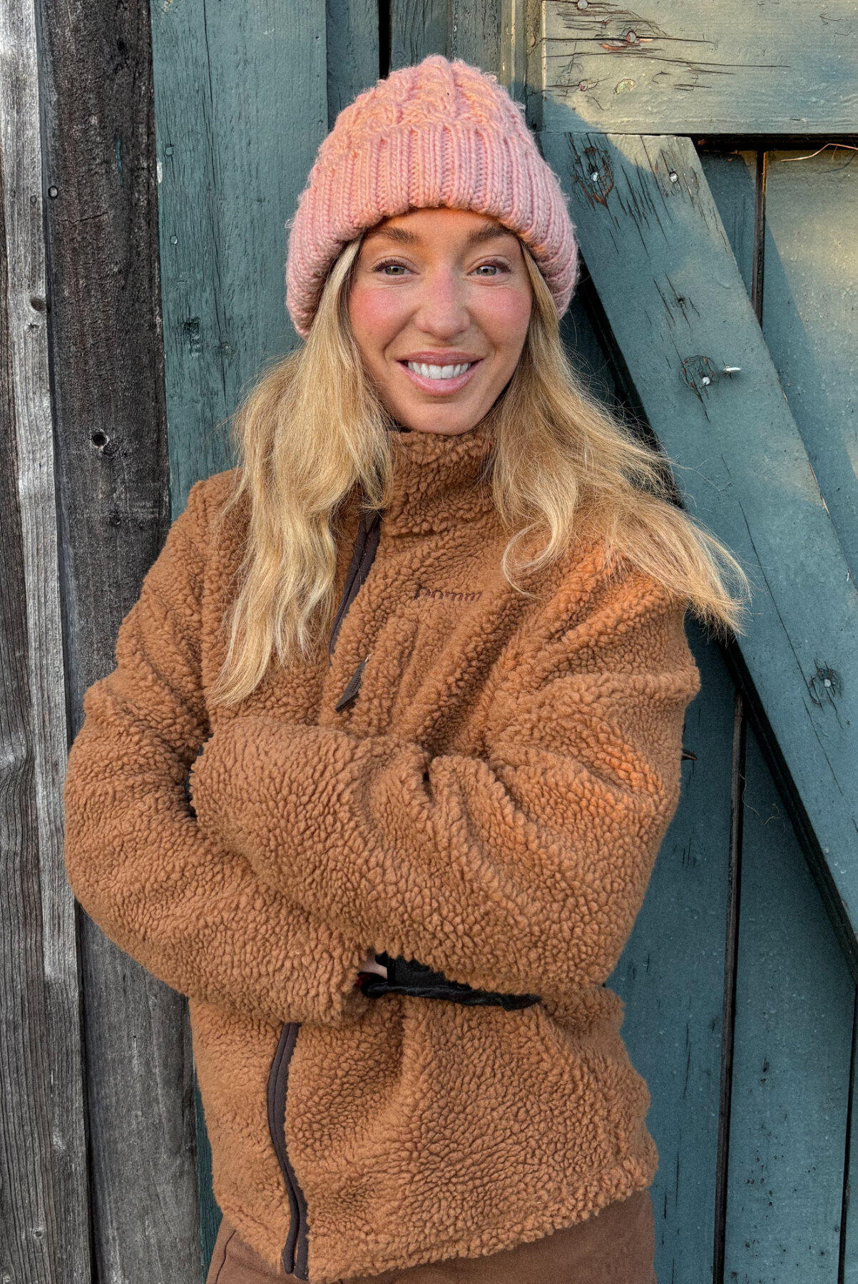 Giacca Bonnie Pile, Cammello 4/7