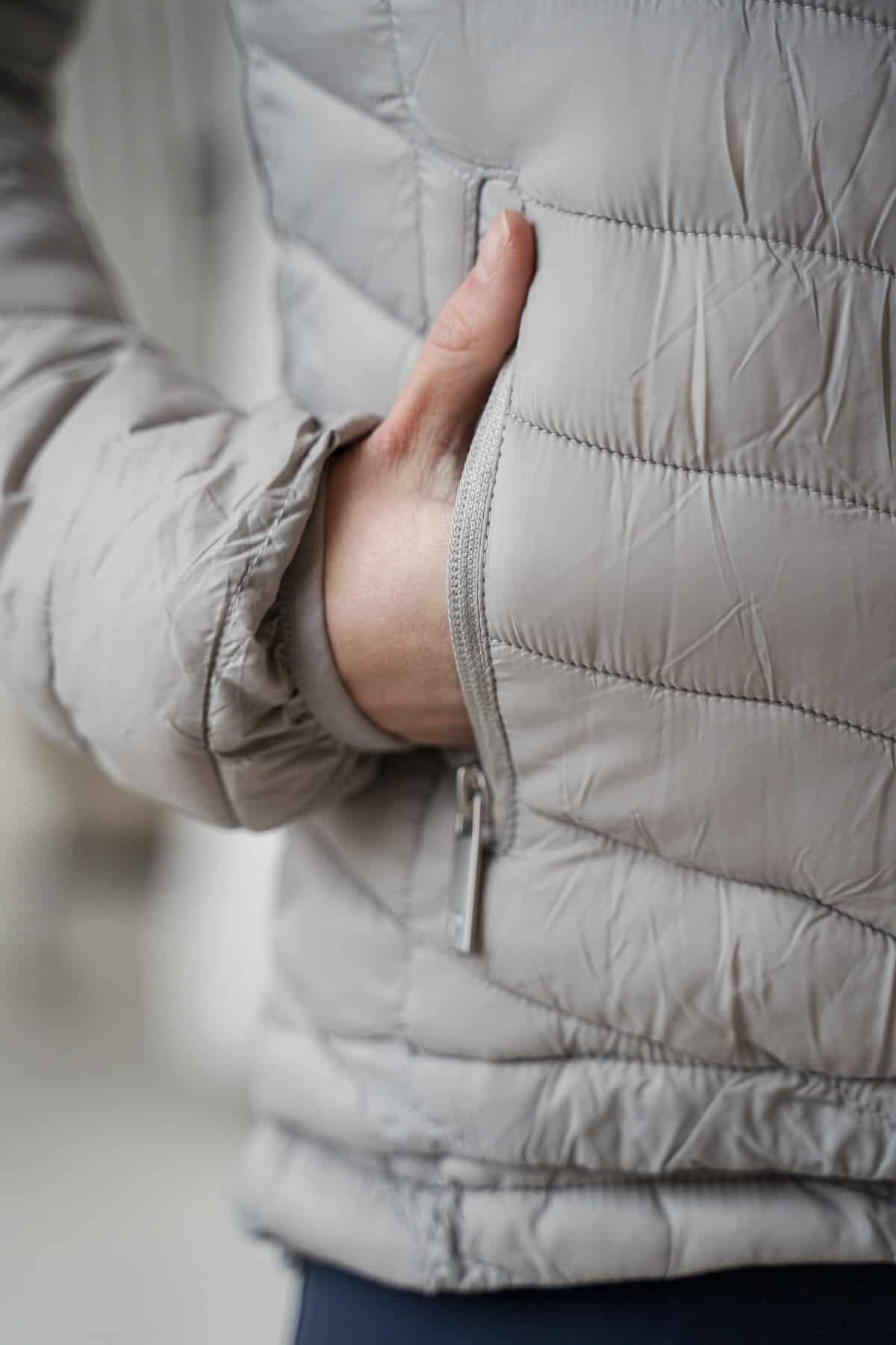 Giacca leggera Ingrid, grigio pioviggina 3/7