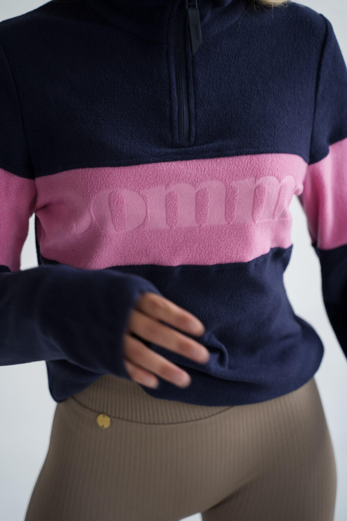 Polaire Alix, bleu marine/rose 3/7