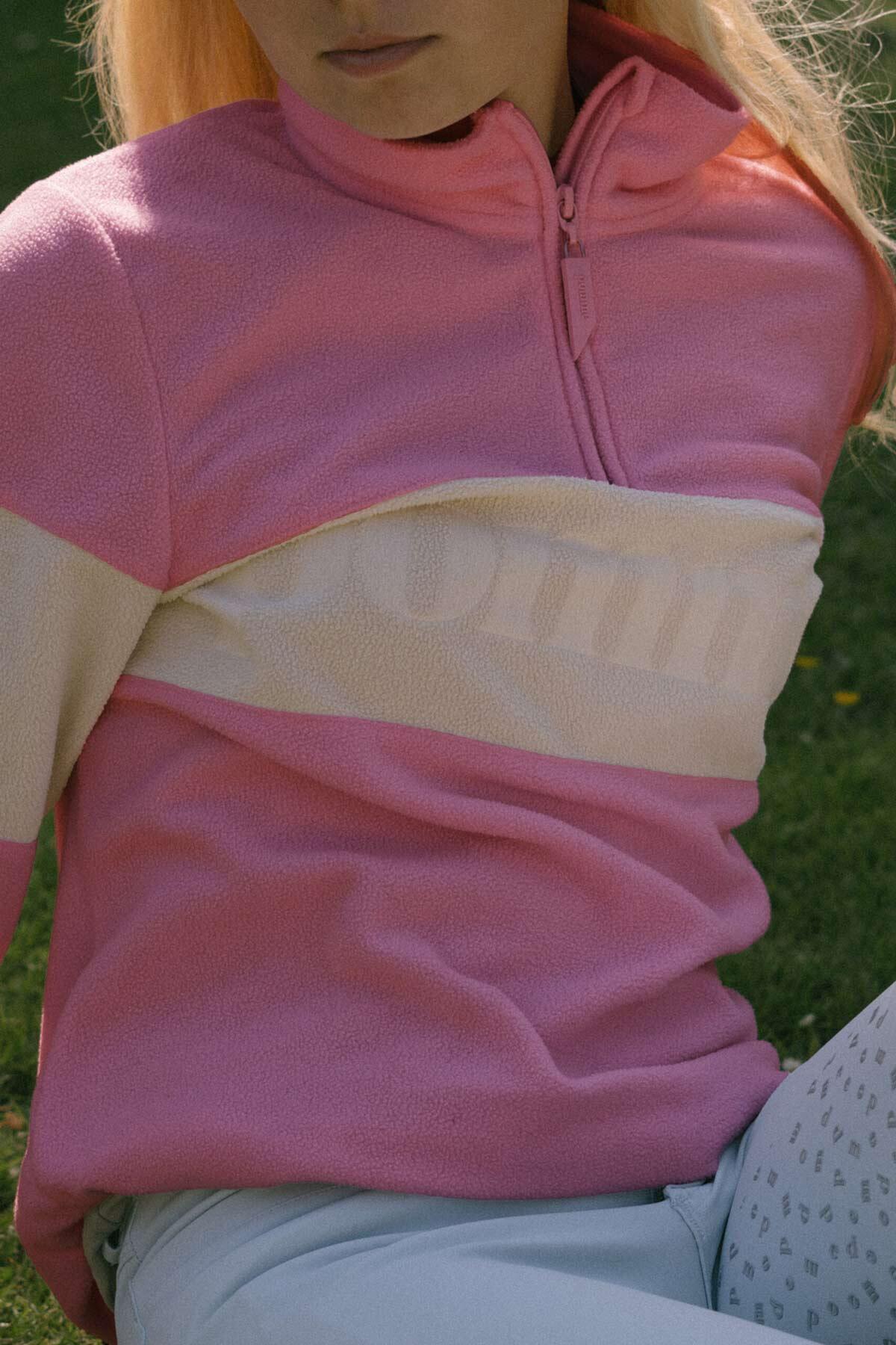 Alix Fleece, chicle/beige 3/7
