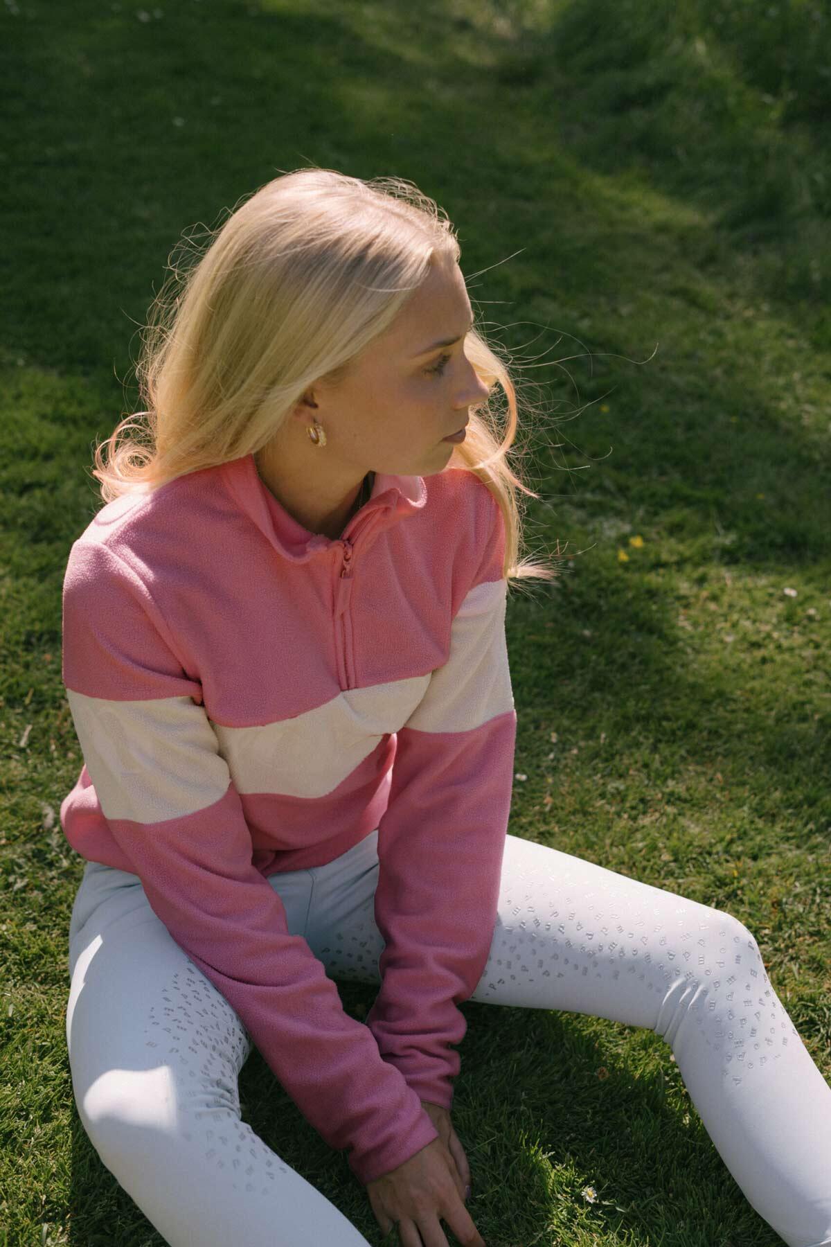 Alix Fleece, chicle/beige 4/7