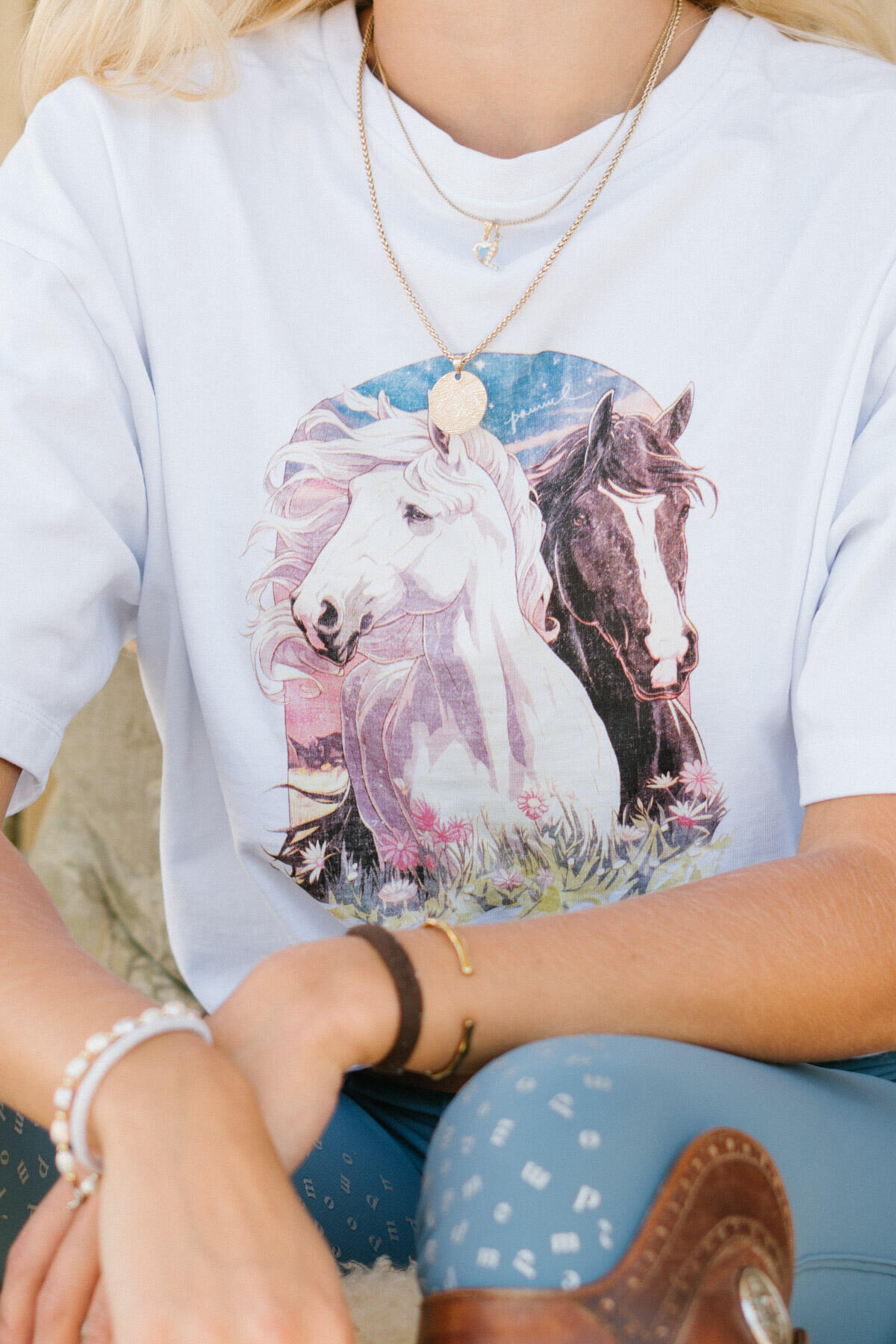 Camiseta Madison de manga corta, blanca 2/7