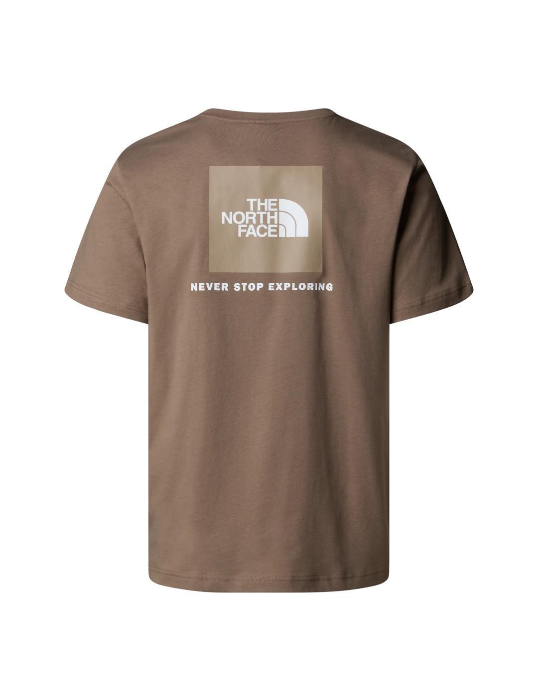 T-shirt pour homme The North Face Evolution Box Marron. 4/5