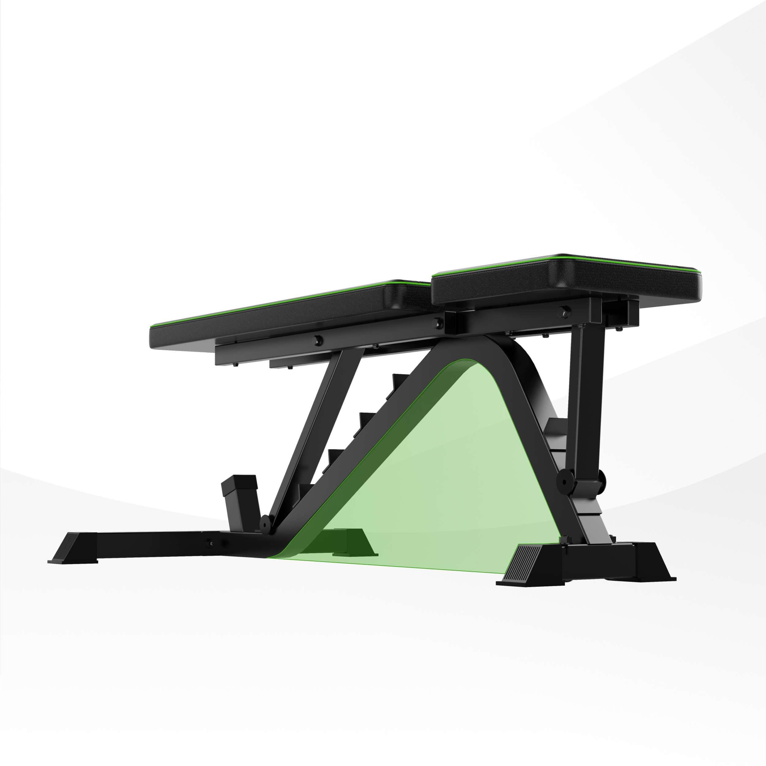 Banc De Musculation Tunturi UB40 – Inclinaison 6 Niveaux, Assise 2 Positions, Charge 200 Kg, Haltères Et Sans Poids