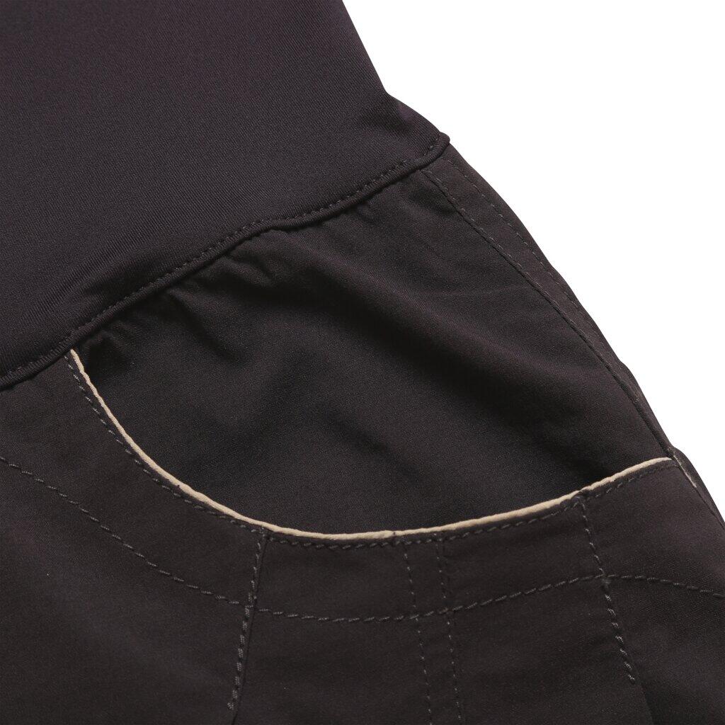 Shorts d’escalade Noya 3/4 femme, anthracite, stretch rapide 7/7