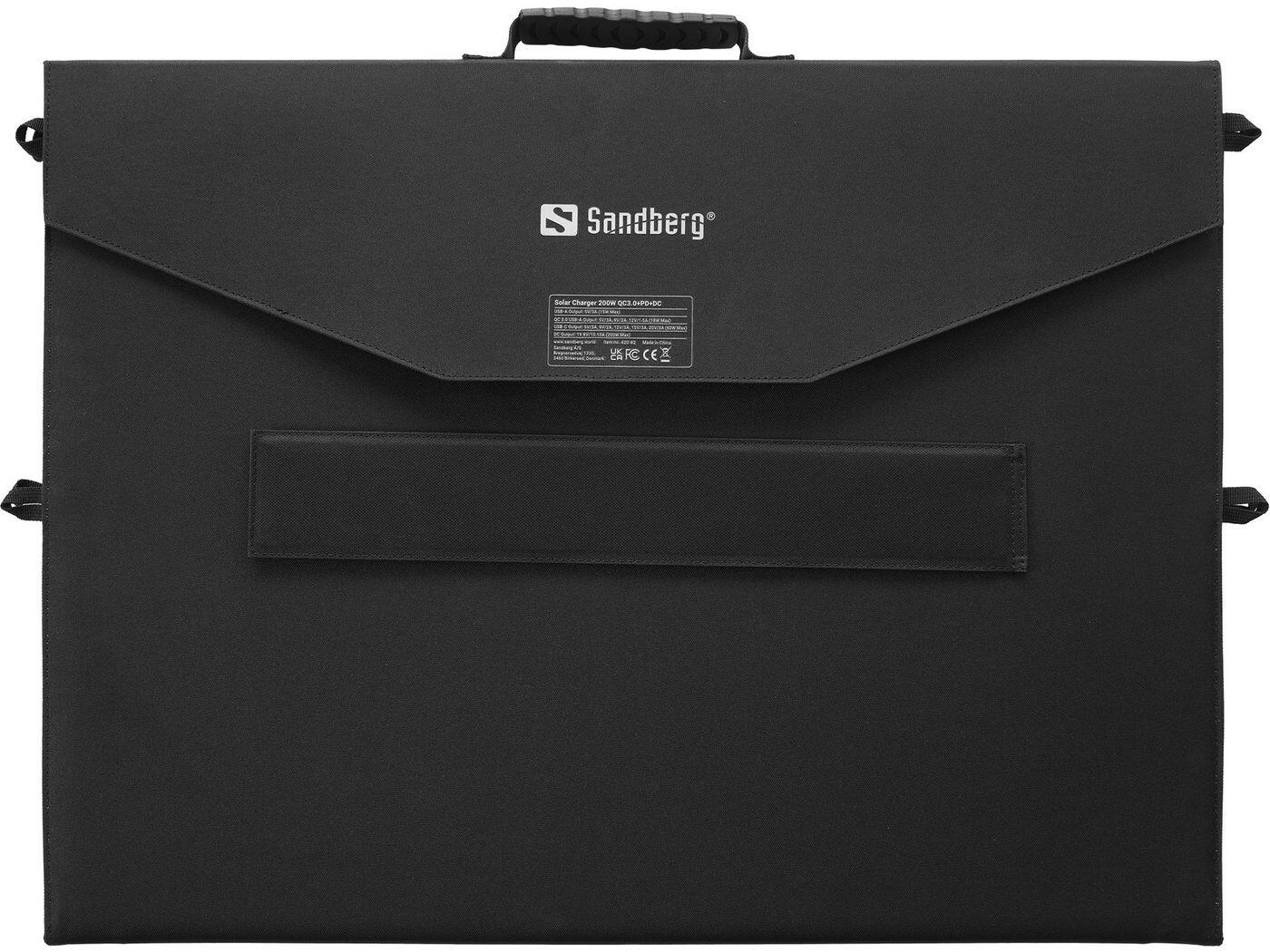 SANDBERG Solar Charger 200W opvouwbaar met USB-C PD 5/7