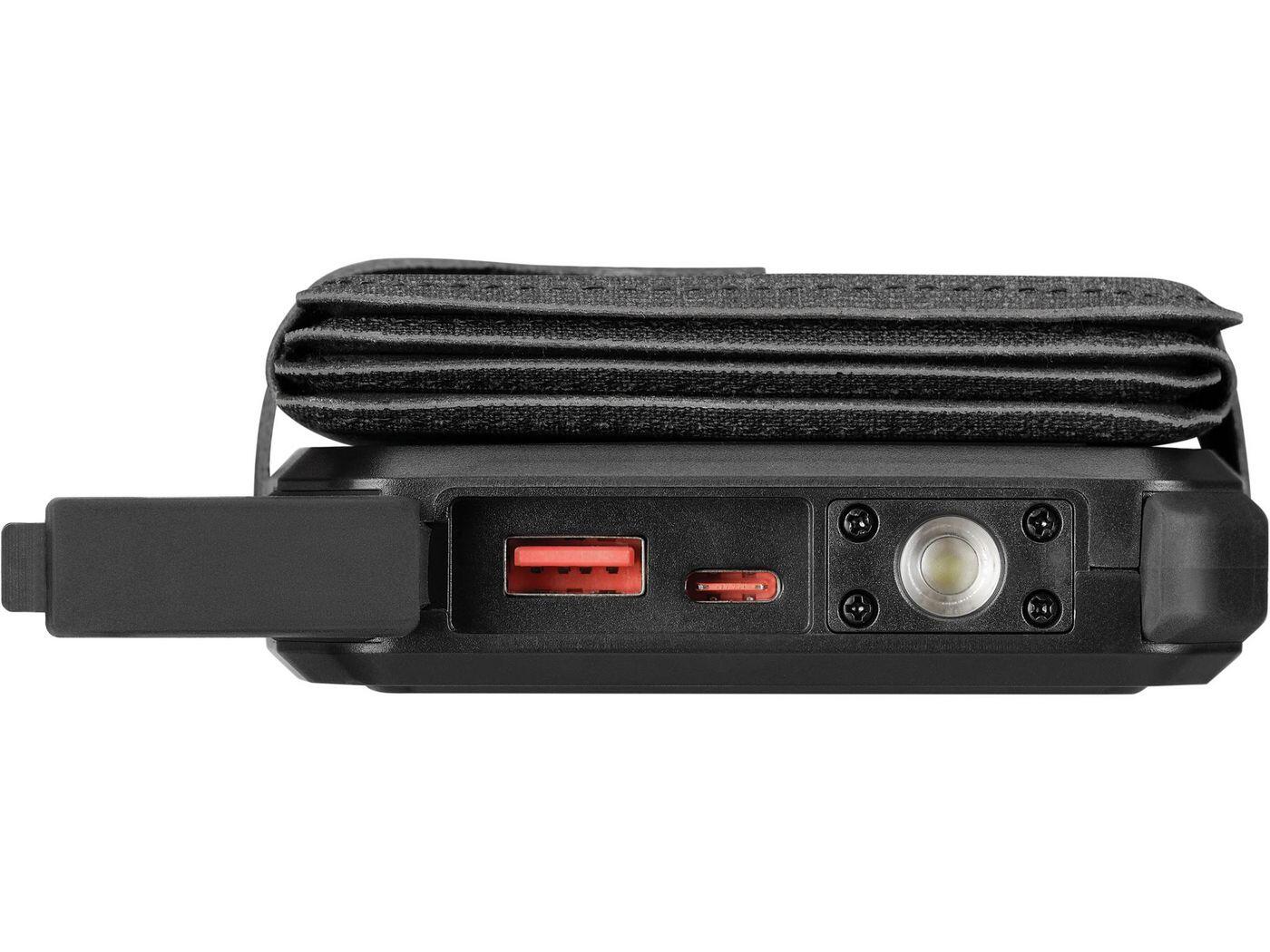 SANDBERG zonne-powerbank 5 panelen 10000 USB-A USB-C draadloos 6/7