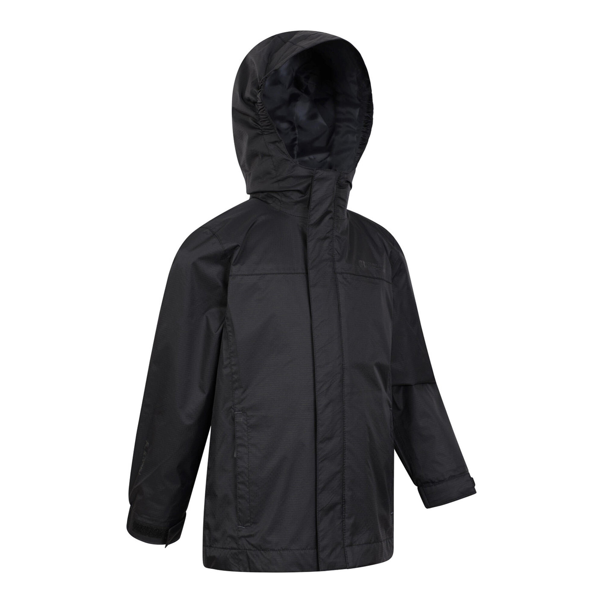 Giacca Impermeabile Catarinfrangente Bambini Mountain Warehouse Torrent Nero 4/4