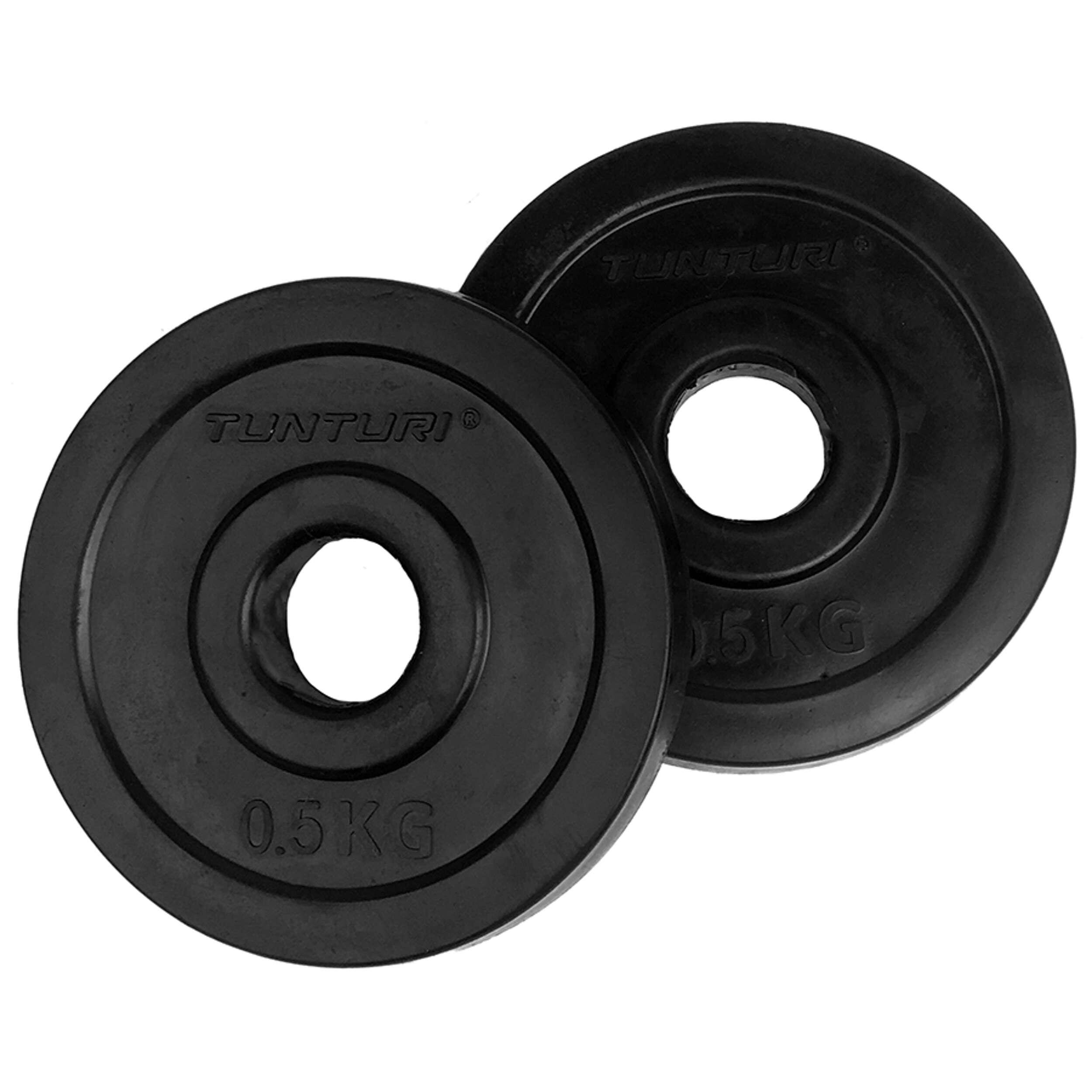 Rubber Plates 0.5kg, Pair 1/2
